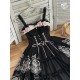 Miss Point Point Garden Embroidered Tiered JSK(Reservation/3 Colours/Full Payment Without Shipping)